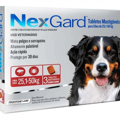 NEXGARD 25,1 - 50 KGX 3UNIDADES