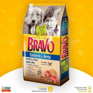 BRAVO CORDEIRO Y ARROZ 20 KG