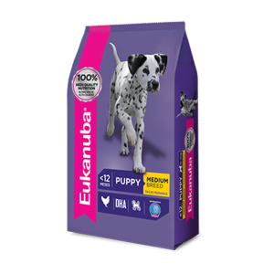 EUKANUBA MEDIUM BREED PUPPY X 3 KG