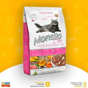 MONELLO CAT SALMON ATUN Y POLLO X 15 KG