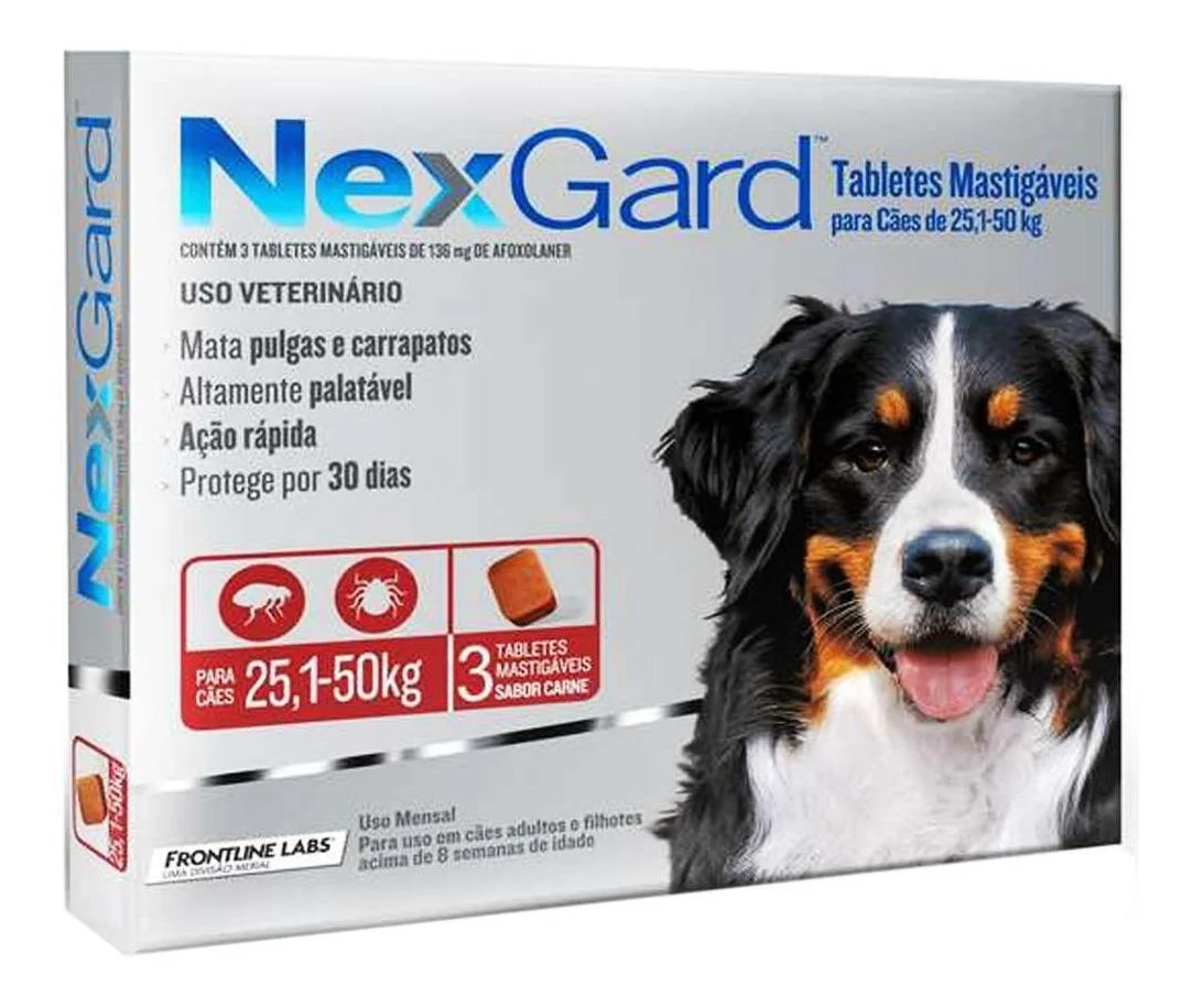 NEXGARD 25,1 - 50 KGX 3UNIDADES