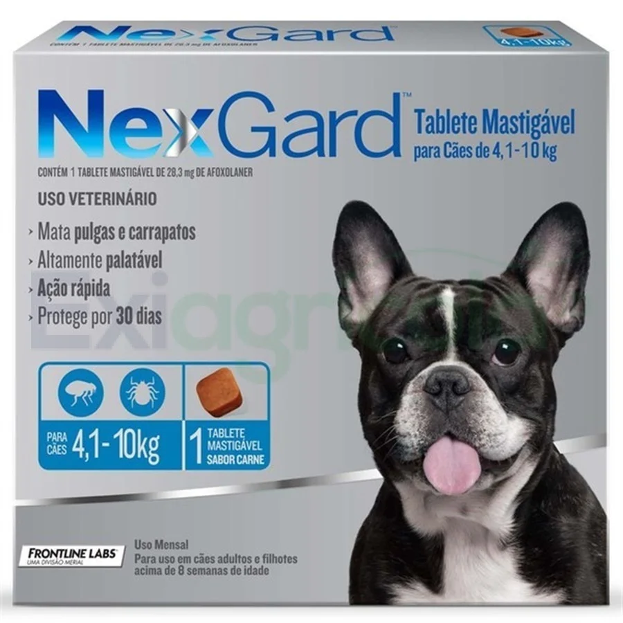 NEXGARD 4,1 -10 KG X 3 UNIDADES