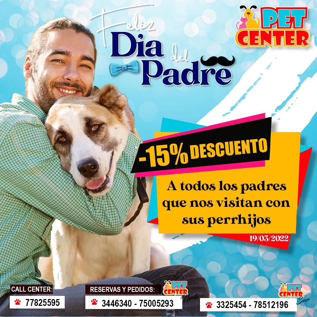 Día del padre en petshop petcenter